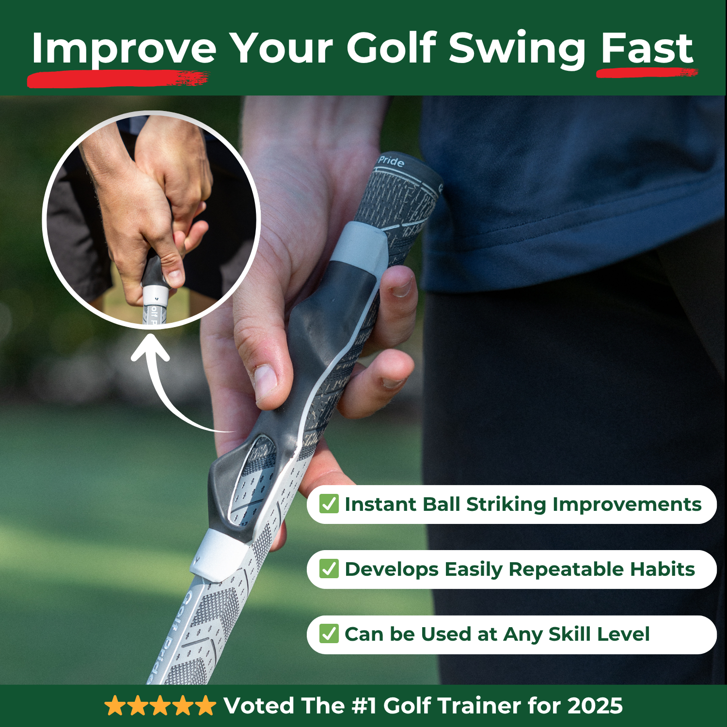 The Grippa - Golf Grip Trainer